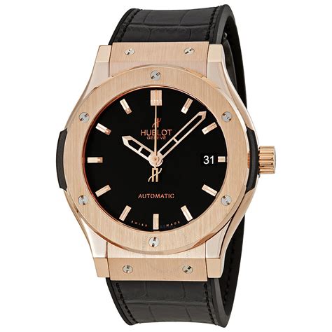 hublot gold black watch